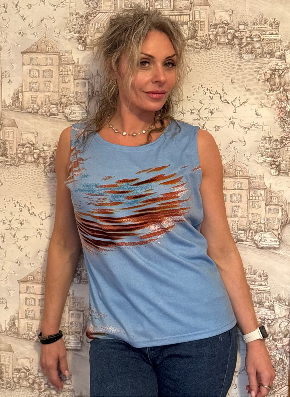 Мантия + Майка /лазурь