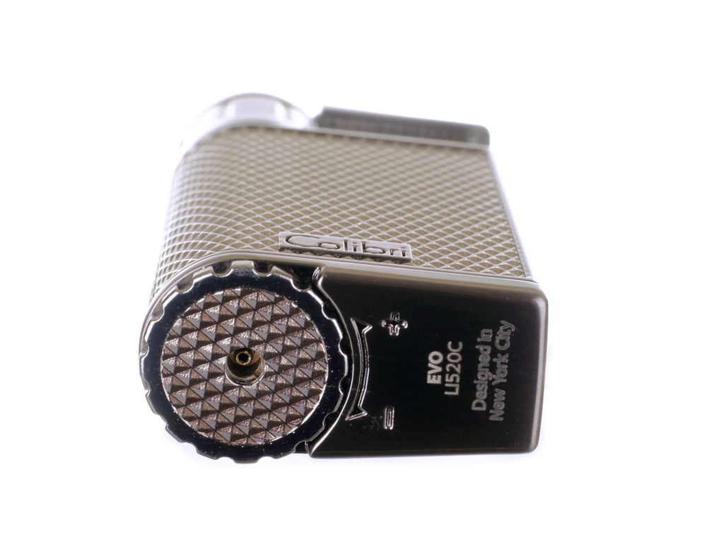 Зажигалка сигарная Colibri Evo, оружейная сталь