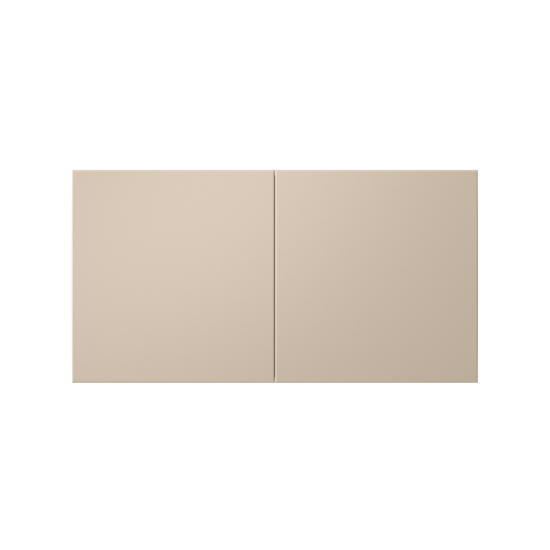 Розетка 2-м. AtlasDesign 16А с заземл. со шторками со сдвиж. крышкой в сборе песочн. SE ATN001228