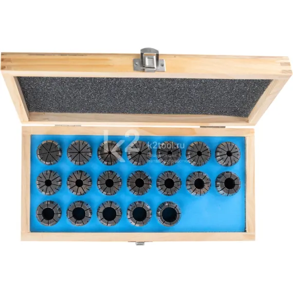 Набор цанг OCM ER32 2-20 мм, 19 шт.