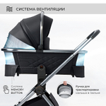 Детская коляска Sweet Baby Elegante 3 в 1 BRD Black