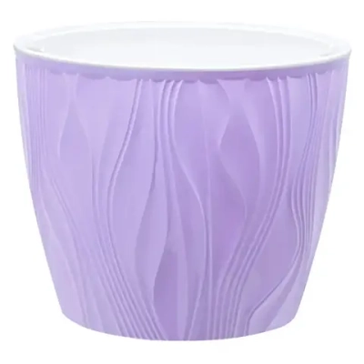 Кашпо для цветов пластиковое 3л d-18 см «Венеция» Лаванда