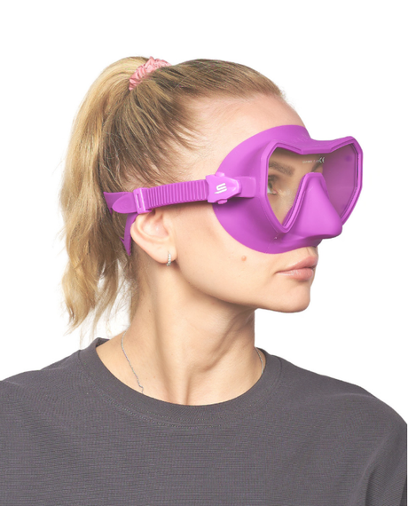 Маска Salvimar NEO, пурпурная, АНТИФОГ