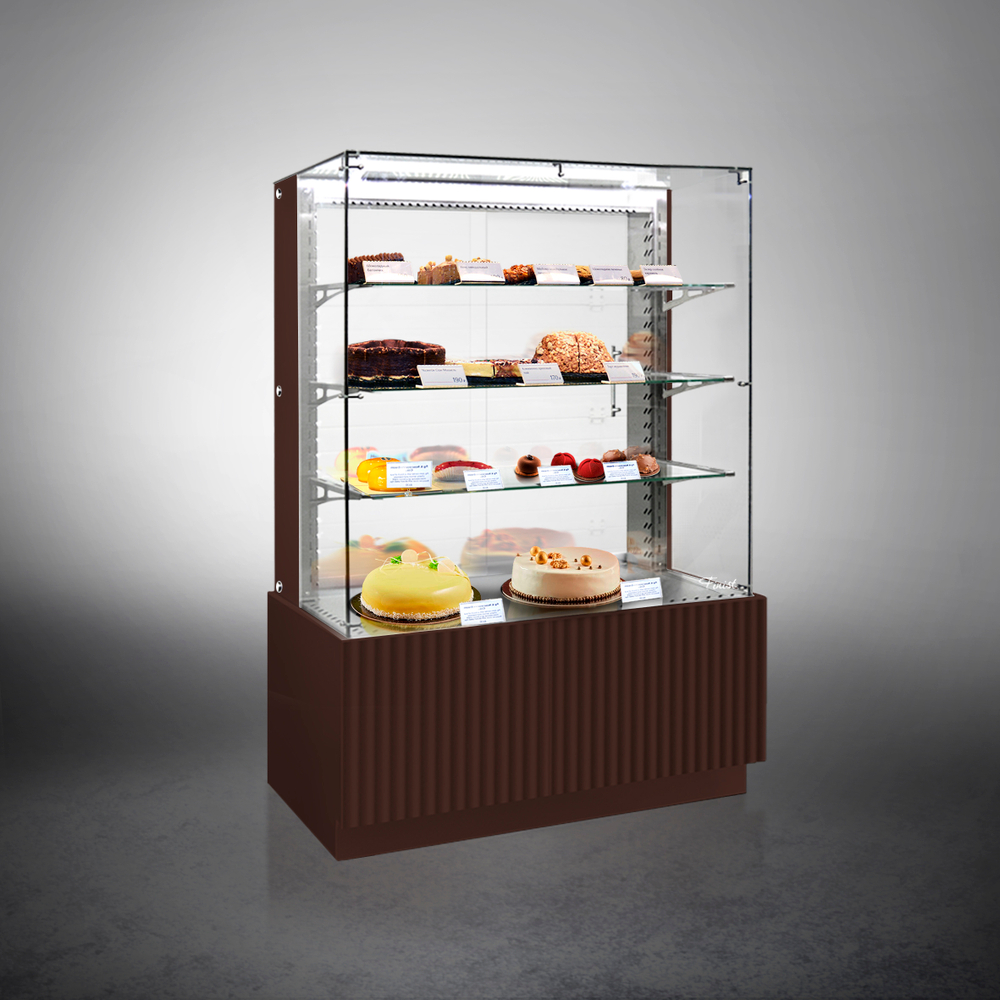 Кондитерская напольная холодильная витрина Finist AIR DOUBLE LUX