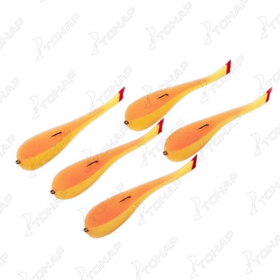 Рыбка поролоновая оснащенная на офсет.кр. 12 см ж/к 08 (HS-120-08) Helios