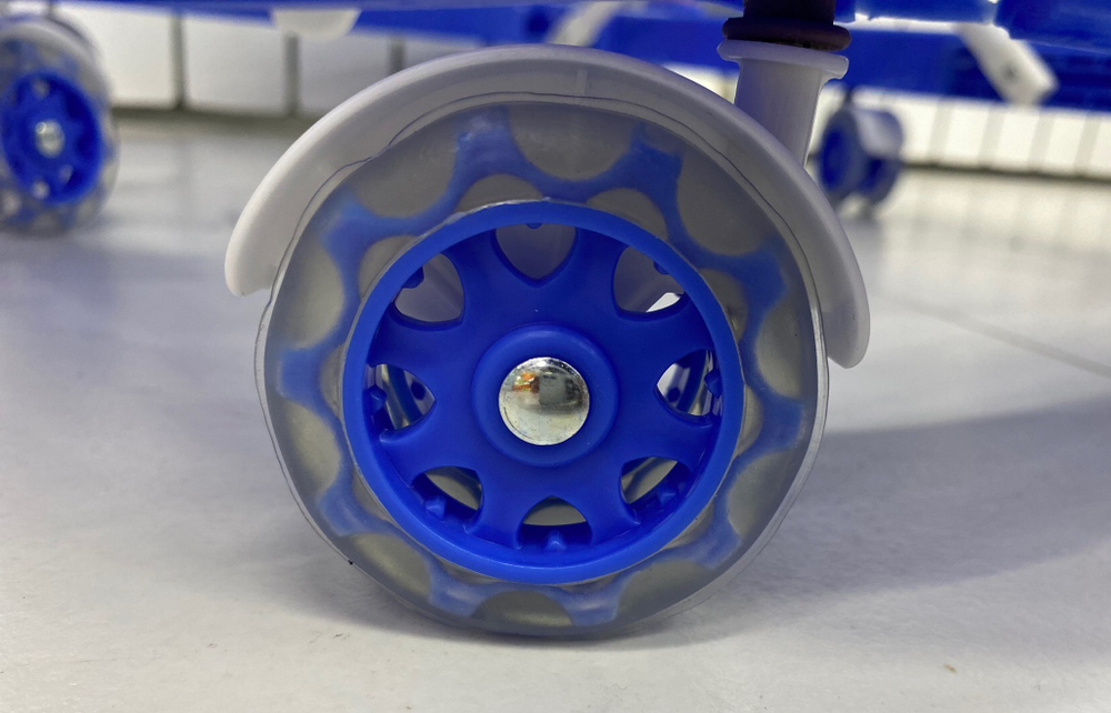 Ходунки SBL 5302 (Teddy Bear) синий (силиконовые колеса)