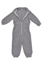 Комбинезон флис, р.128 "однотон." (бол.) серый (Rusland) А 57-19