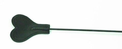 Чёрный стек с шлепком в виде сердца - 61 см. (Цвет: черный)