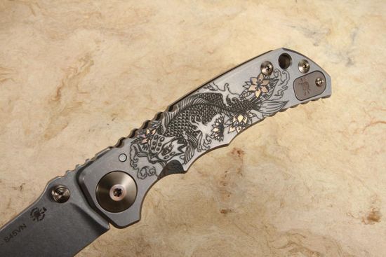 Нож Spartan Blades Harsey KOI, сталь S45VN, рукоять - серый титан