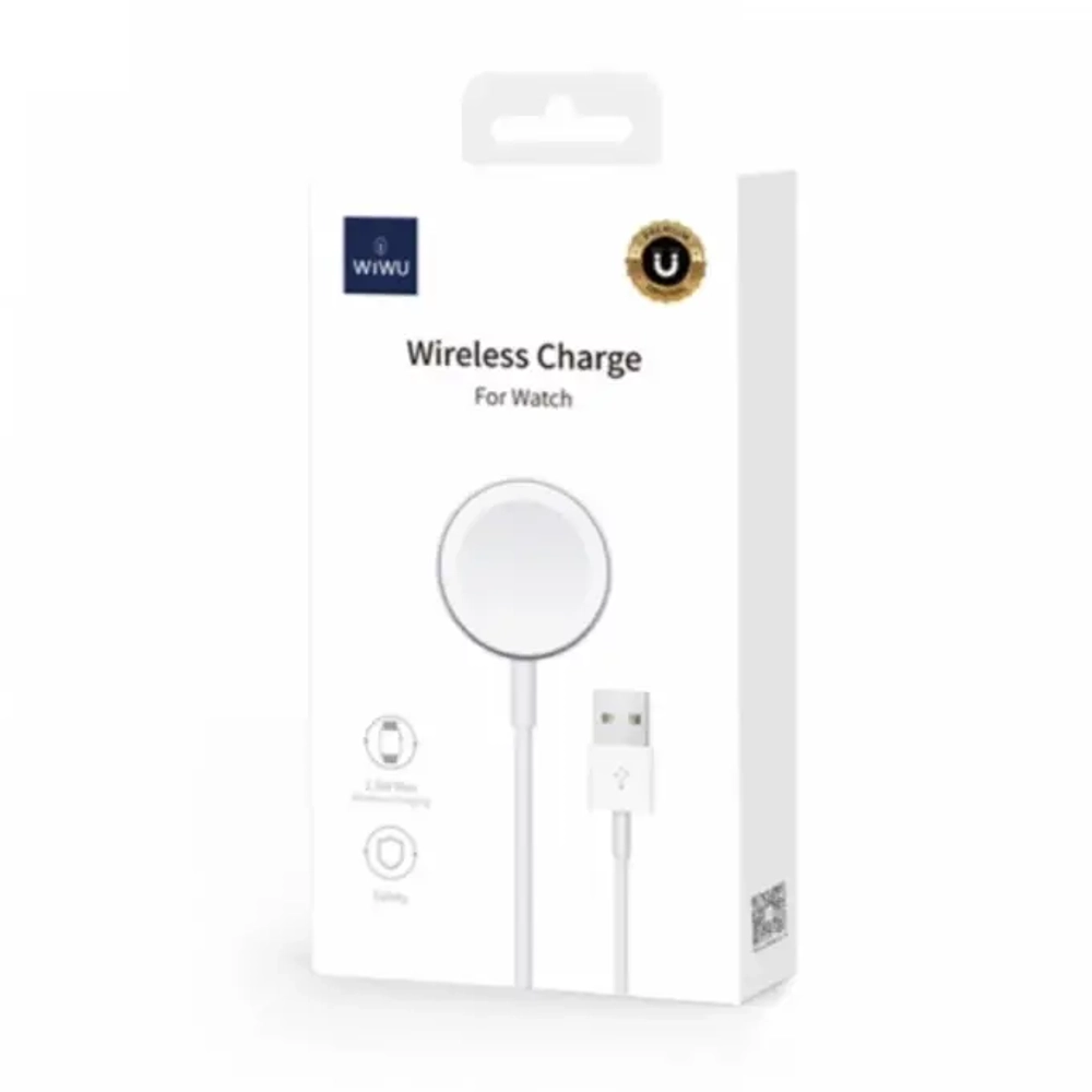 Беспроводное зарядное устройство WiWU M7 USB  для Apple Watch (белый)