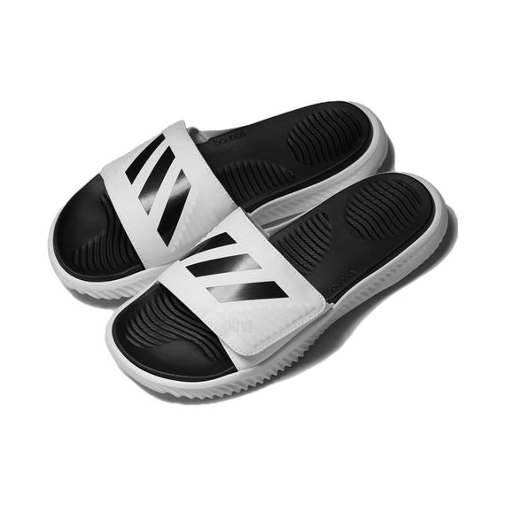 Adidas Alphabounce Slide 'White Black'