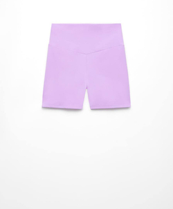OYSHO Велосипедки Hot Pants Comfortlux с высокой посадкой длиной 10 см, светло-фиолетовый