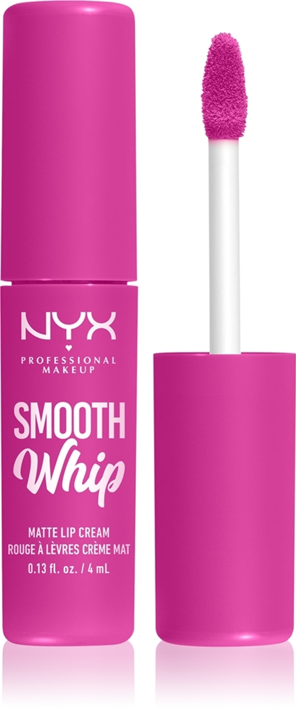NYX Professional Makeup Smooth Whip Matte Lip Cream - Бархатистая разглаживающая помада, 4 ml