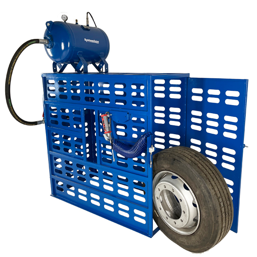 Защитная клеть для накачивания шин автомобилей  КС-115