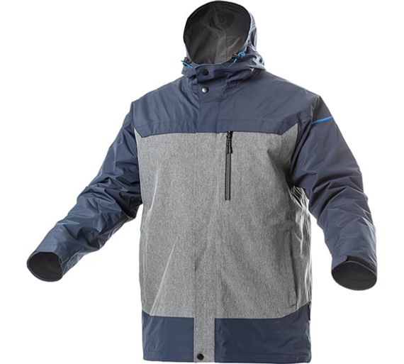 Куртка водостойкая темно-синяя/серая TANGER Högert, арт. HT5K248