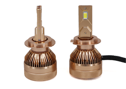 Светодиодные лампы H7 Sariti T3 с вентилятором, 12V-24V, 50W, 6000K (комплект, 2шт)