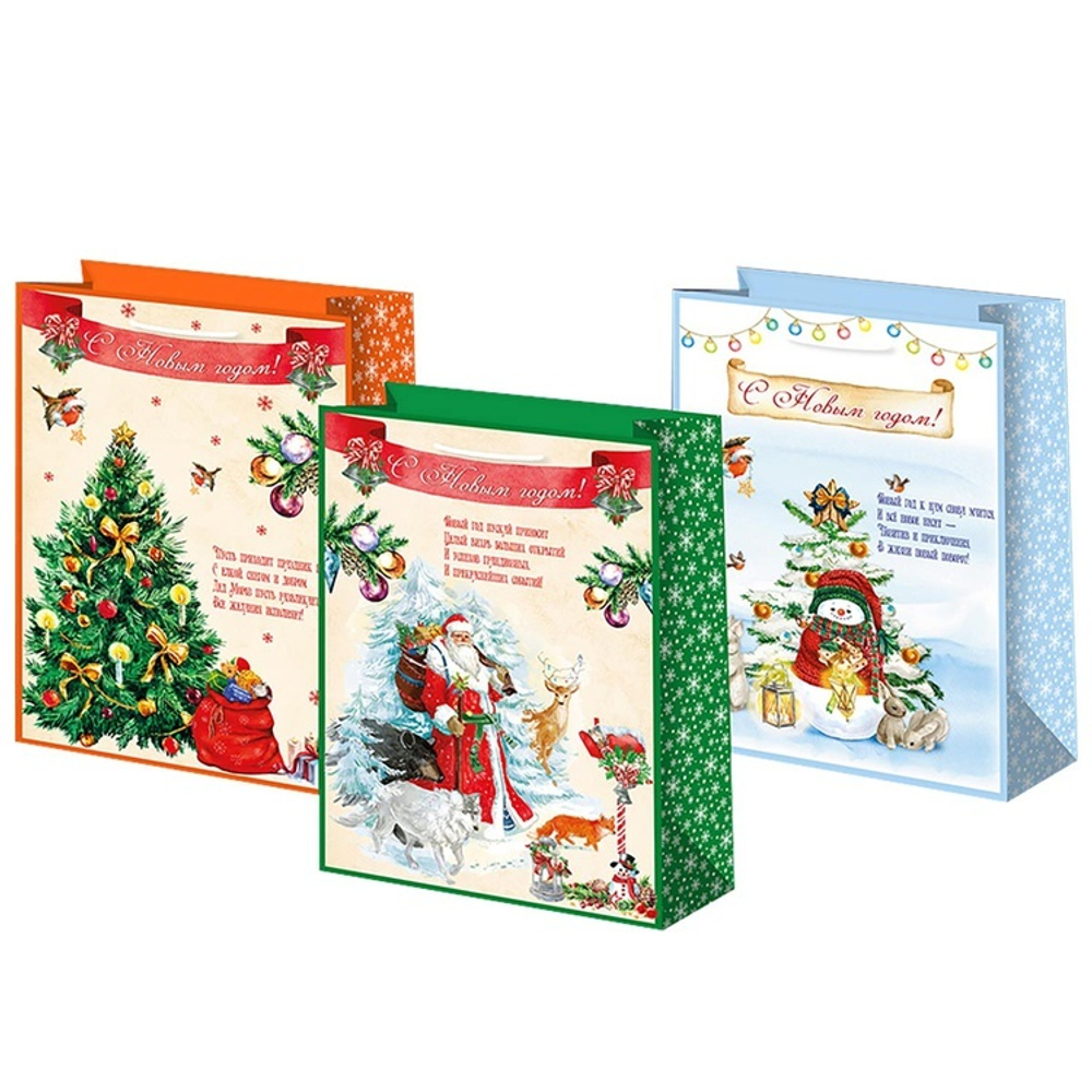 Пакет бум С НГ Стихи 22х31см