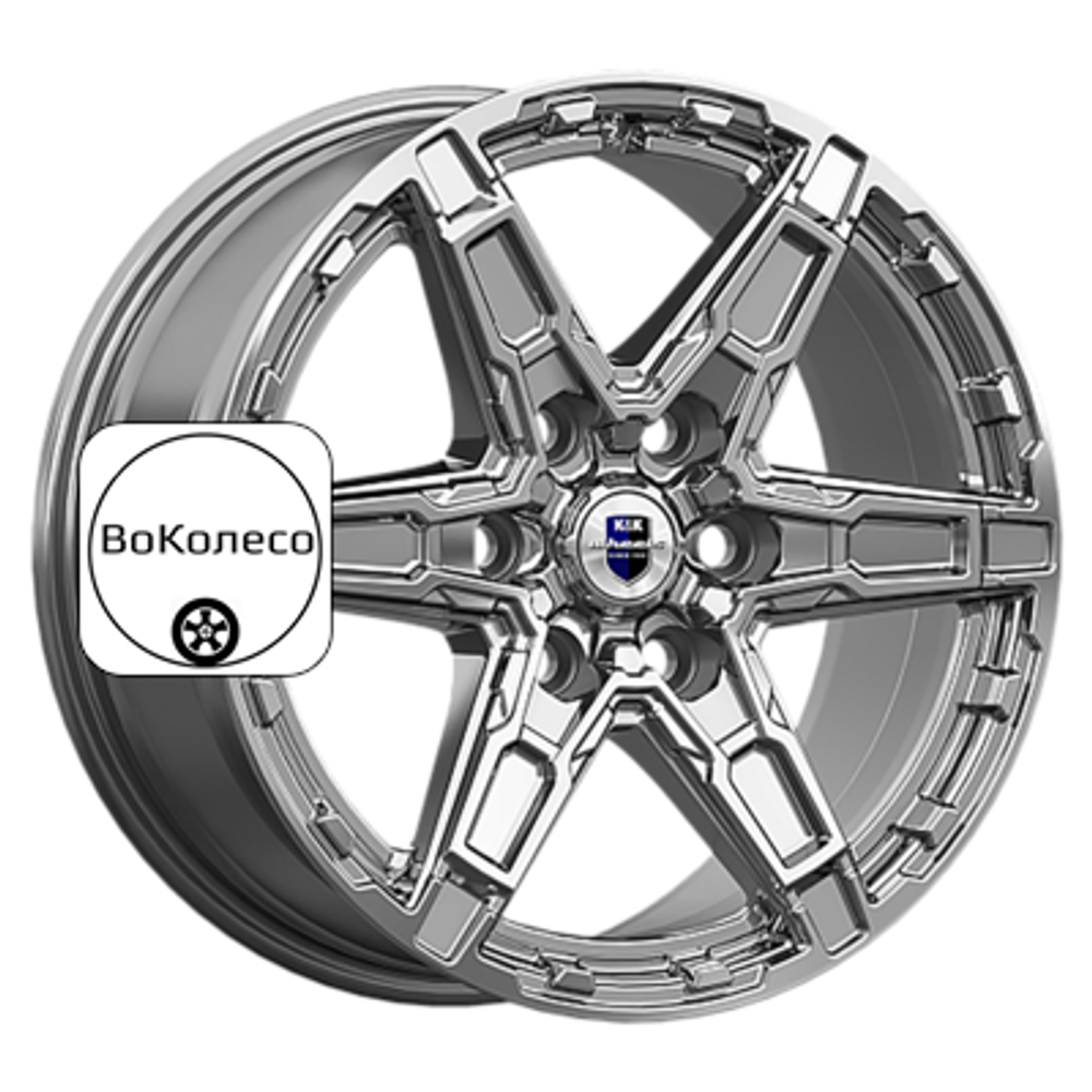 8x18/6x139,7 ET25 D106,1 Дистрикт (КС1159) Дарк платинум K&K