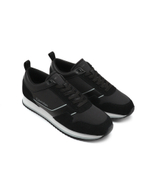 Кожаные кроссовки Calvin Klein - черный(HM0HM00985)