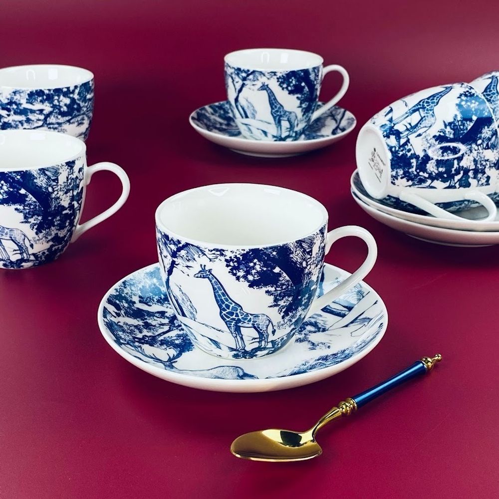 Lenardi 133-432 Чайный набор 260мл 12пр. в под.уп.(х6)Фарфор