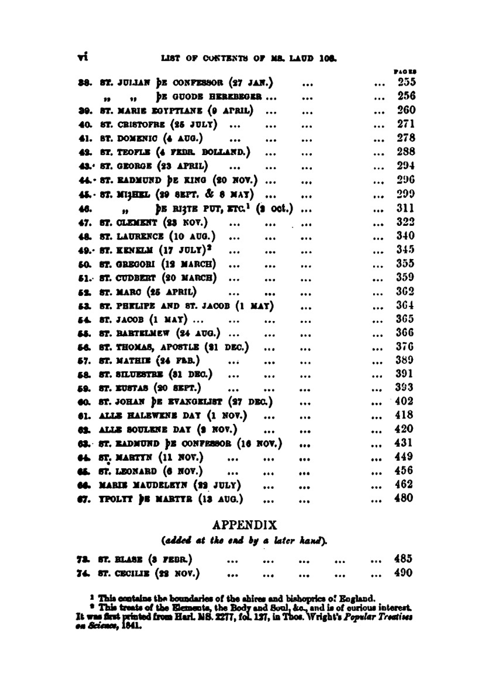 The Early South-English Legendary. Or, Lives of Saints. I. Ms. Laud, 108, in the Bodleian Library (Middle English Edition) | Carl Horstmann