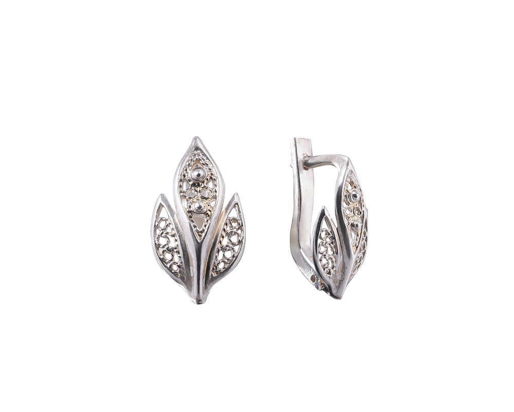 Восковка серьги (без вставок, 4 детали)