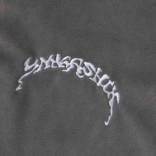 Олимпийка велюровая Puff серая - фото 5