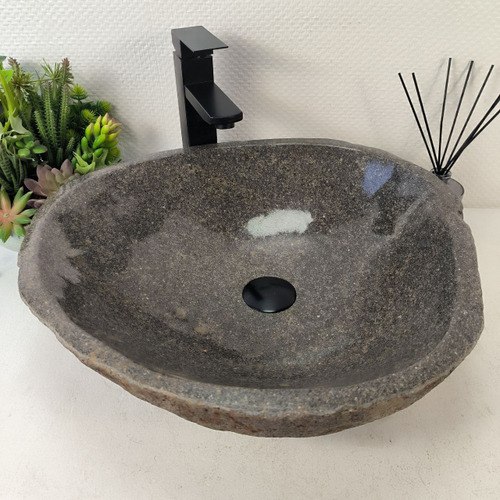 Раковина из речного камня RS-65311 48*45*15 0856
