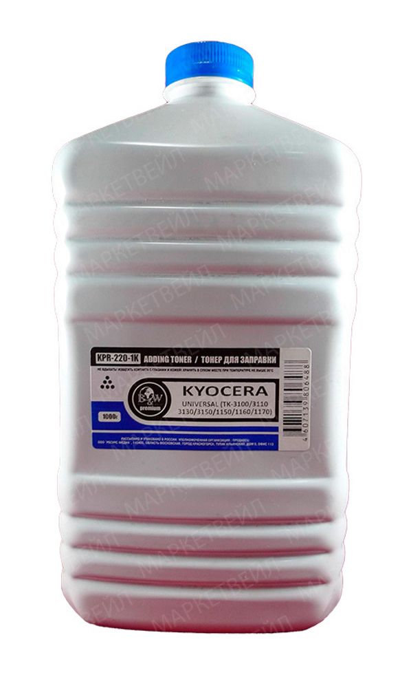 Тонер для Kyocera Universal TK-3100/3110/3130/1150/1160/1170/3160/3170/3190, (1кг) B&amp;W Premium (Tomoegawa)