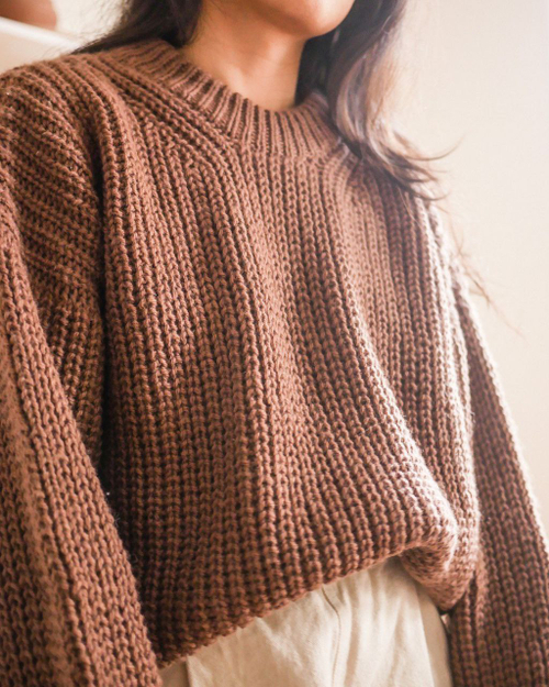 Описание по вязанию пуловера спицами "Emerson"