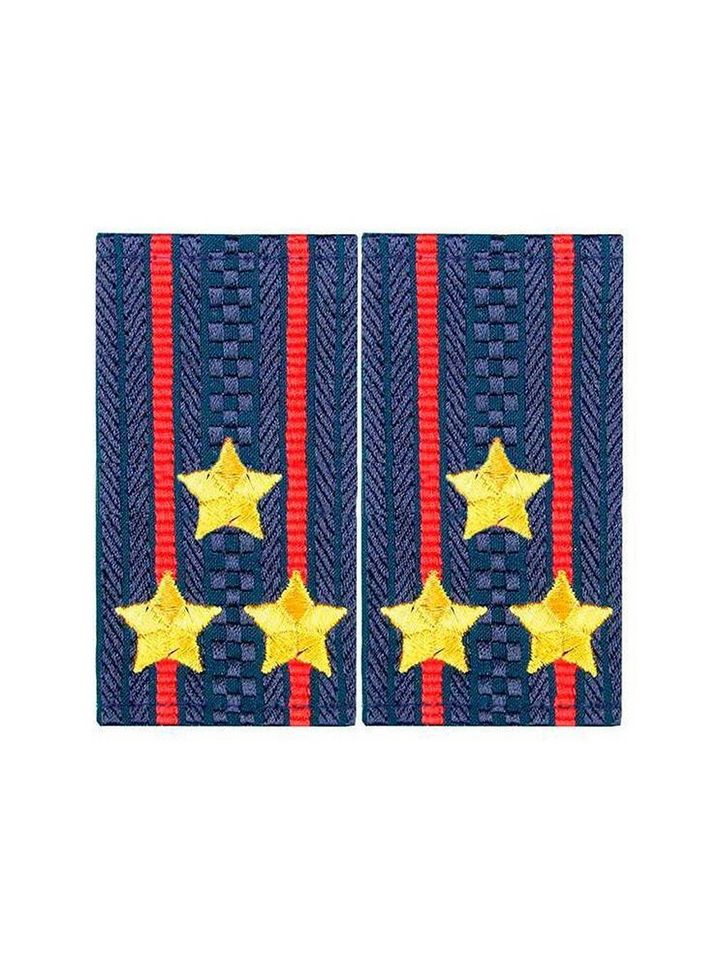 Фальшпогоны Полиция нового образца жаккардового плетения полковник