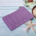 Полотенце махровое 50*90см «LUNA» цвет сиреневый 10250 плотность 360гр/м2