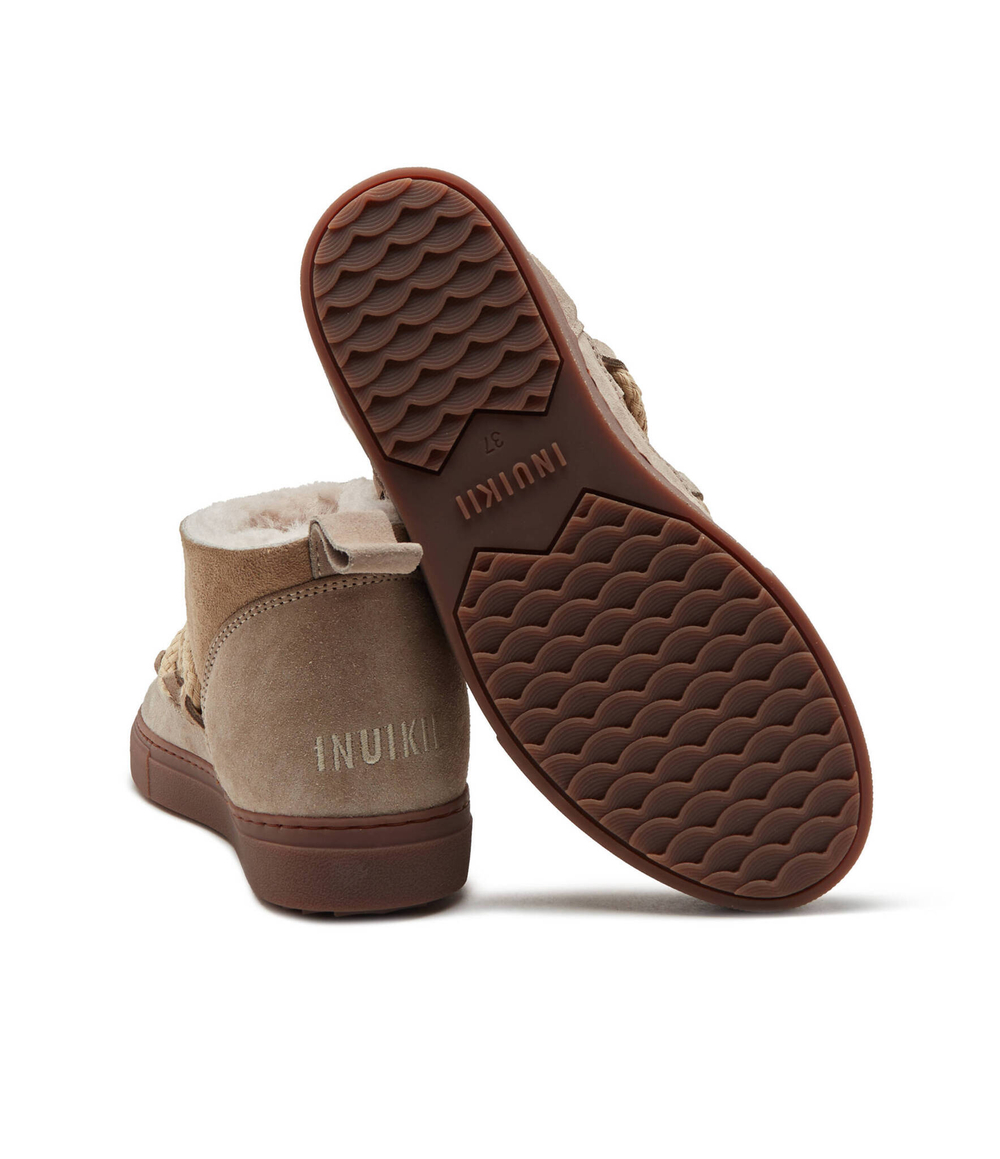 Кожаные угли classic low INUIKII - бежевый(75202-006)