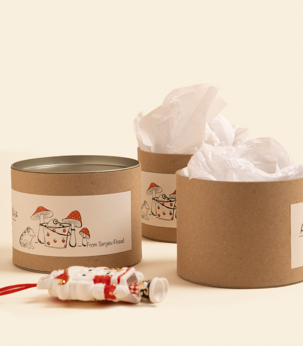 Елочная игрушка – Щелкунчик красный большой | Александра Маврина