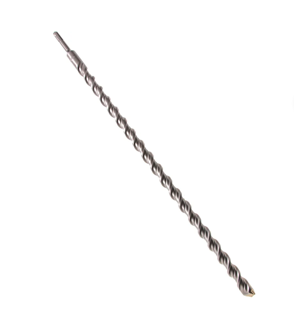Бур по бетону, двойная спираль, Cobalt W-tip (22x600 мм; SDS PLUS) Denzel 705055