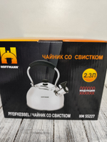 Чайник 2,3л  зерк подв руч индукция 55227 НМ