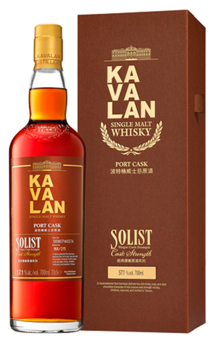 Виски Kavalan Solist Port Cask Single Cask Strength 57,1% 0,7 л