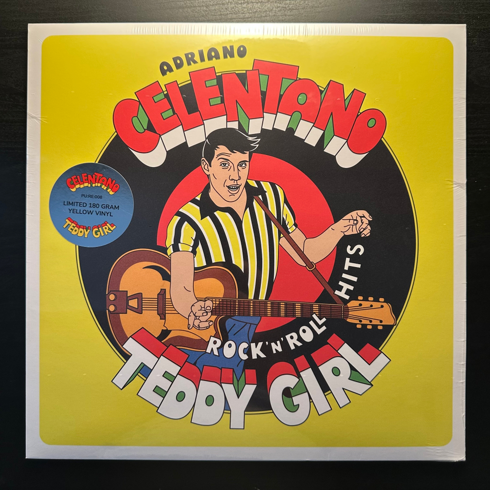 Adriano Celentano - Teddy Girl - Rock'N'Roll Hits (Европа) Желтый винил