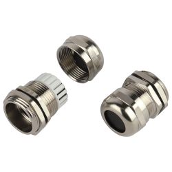 Кабельный ввод сальник ЭРА NO-224-259 латунный PGM 16 (d отв.22.5 мм / d провод.10-14 мм) IP68 (упаковка 5 штук) | Кабельные вводы (сальники)