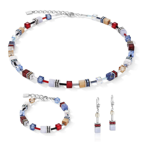 Браслет Coeur de Lion Blue-Red 4905/30-0703 цвет красный, синий