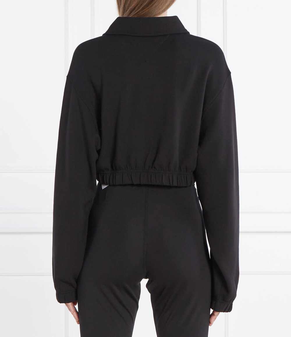 Худи TJW SPR CRP DRAPEY BADGE ПОЛО Tommy Jeans - черный(DW0DW17785)