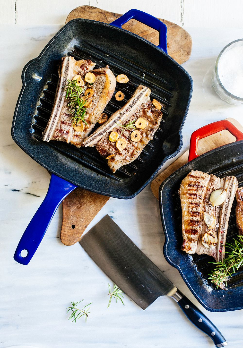 Чугунная сковорода-гриль Swiss Diamond PC 42626B - 3