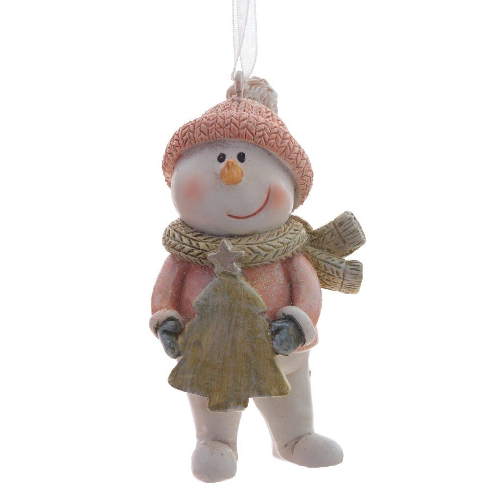 GAEM Изделие декоративное подвесное "Снеговики", L4 W3 H8 см, 3в.