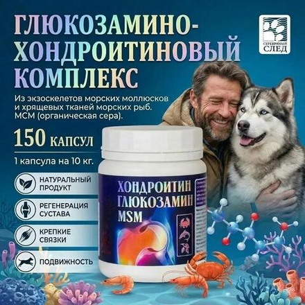 Глюкозамин + Хондроитин + МСМ 150 капсул.
