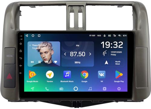 Магнитола для Toyota Land Cruiser Prado 150 2009-2013 (взамен 7" навигации) - Teyes CC2 PLUS монитор 9" QLED, Android 10, Быстрая, SIM-слот