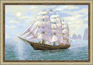 "Попутный ветер"1356 вышивка