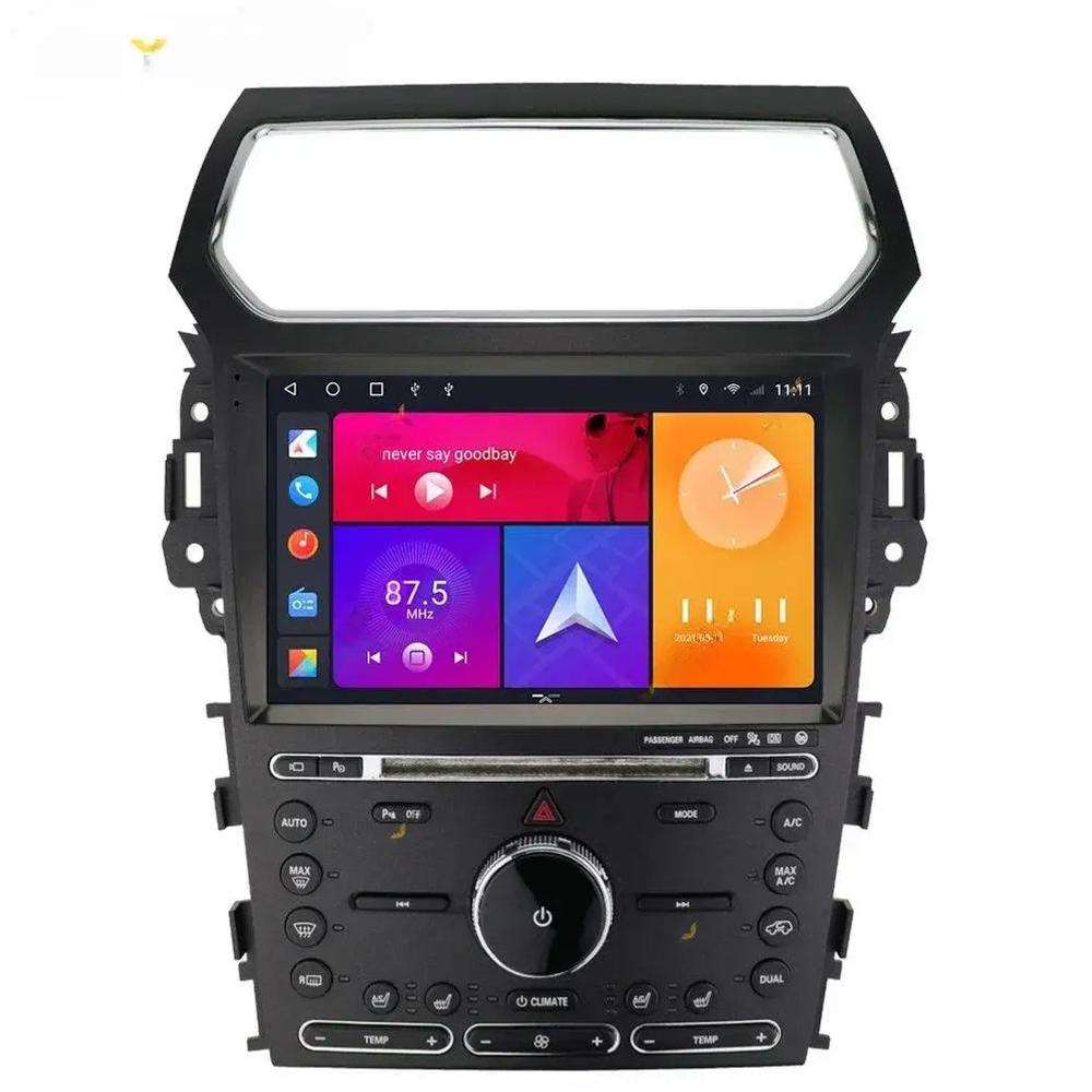 Магнитола для Ford Explorer 2011-2019 - Carmedia SF-1263 IPS, Android 10, 8 ядер (TS18), 4G SIM-слот