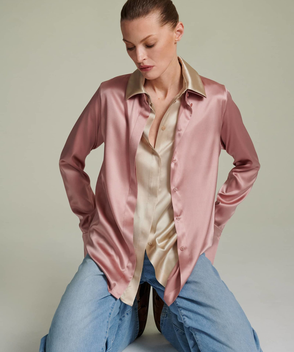 Блуза на пуговицах