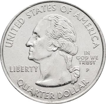 25 центов (1/4 доллара, квотер) 2008 США «Штат Нью-Мексико» (P) 