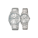 CASIO Unisex Pair Table Series Silver Watch